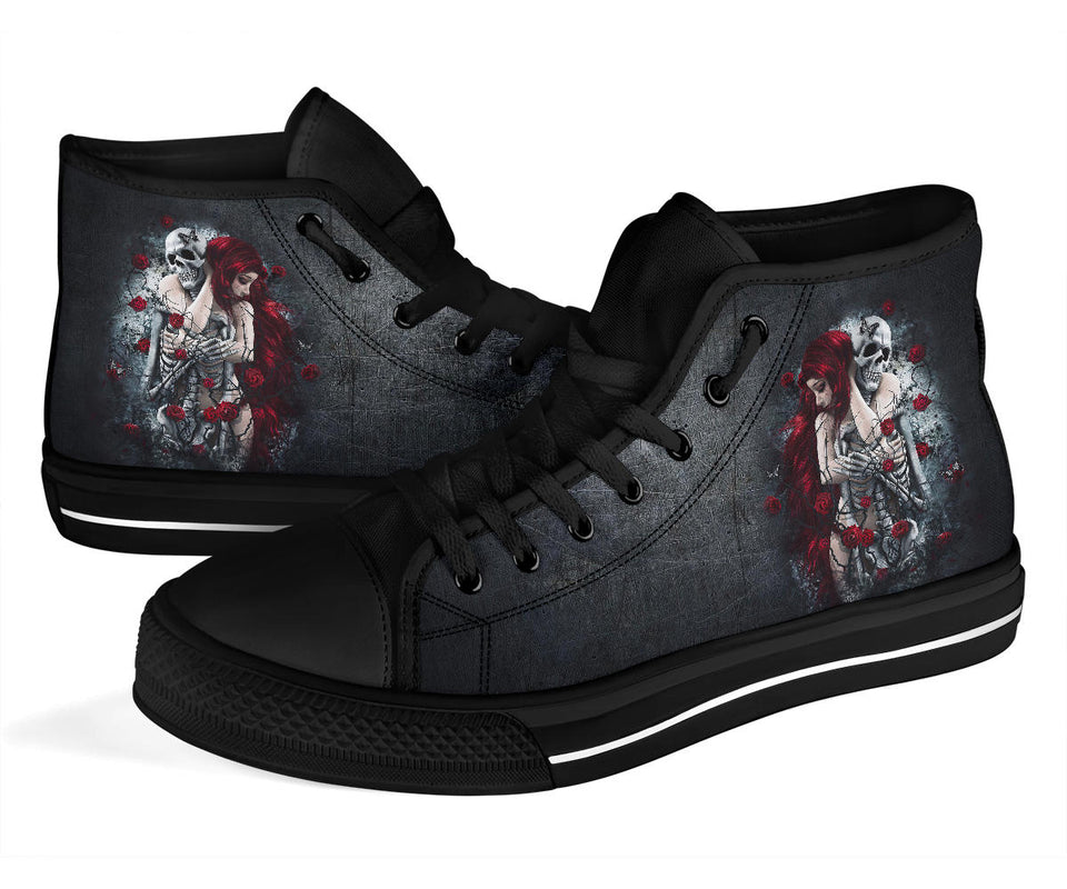 Sugar Skull High Top black