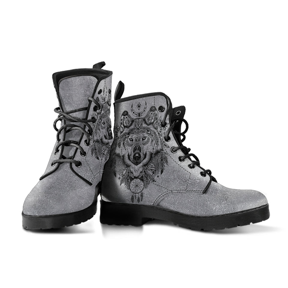 Gray Wolf, Leather Boots Women, Handcrafted Boots, Streetwear, Womens Winter Boots, Rain Boots, Vegan Leather, Hippie Boots, Classic Boot - up lai