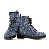 Flower Fractal, Handmade Boots, Leather Boots Women, Hippie Festival