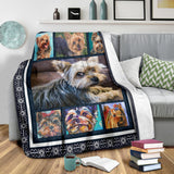 Yorkshire Terrier Dog Blanket