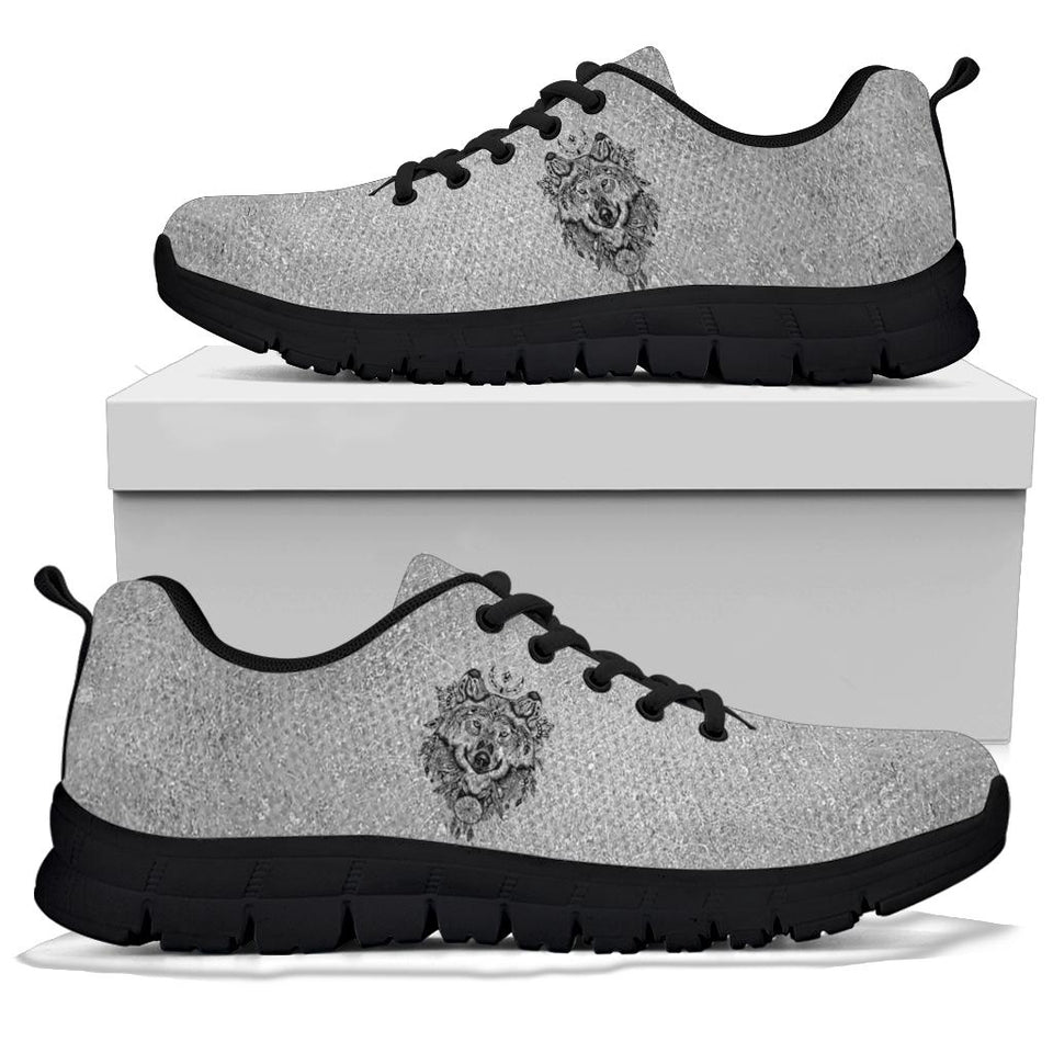 Gray Wolf, Leather Boots Women SNEAKERS