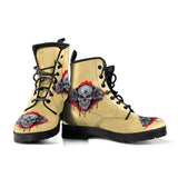 Womens Skull Boots, Wolf Shoes, premium Shoes Women, Womens Leather Boots