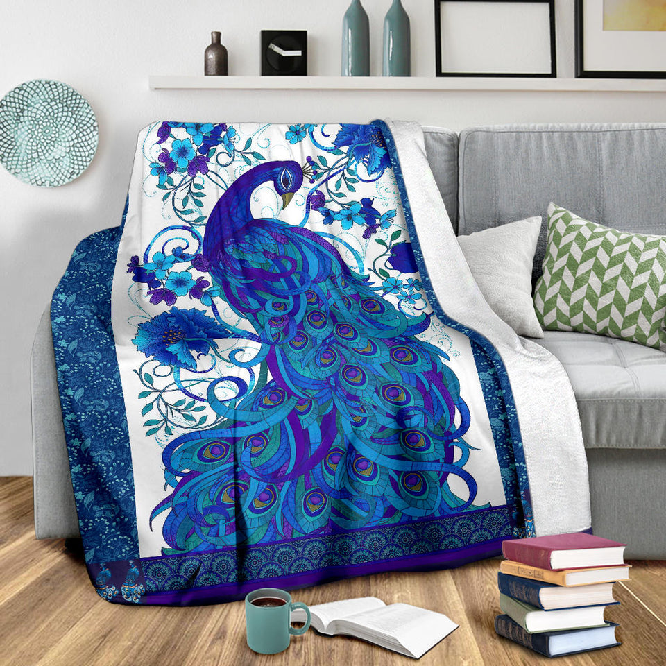Peacock Blue Blanket
