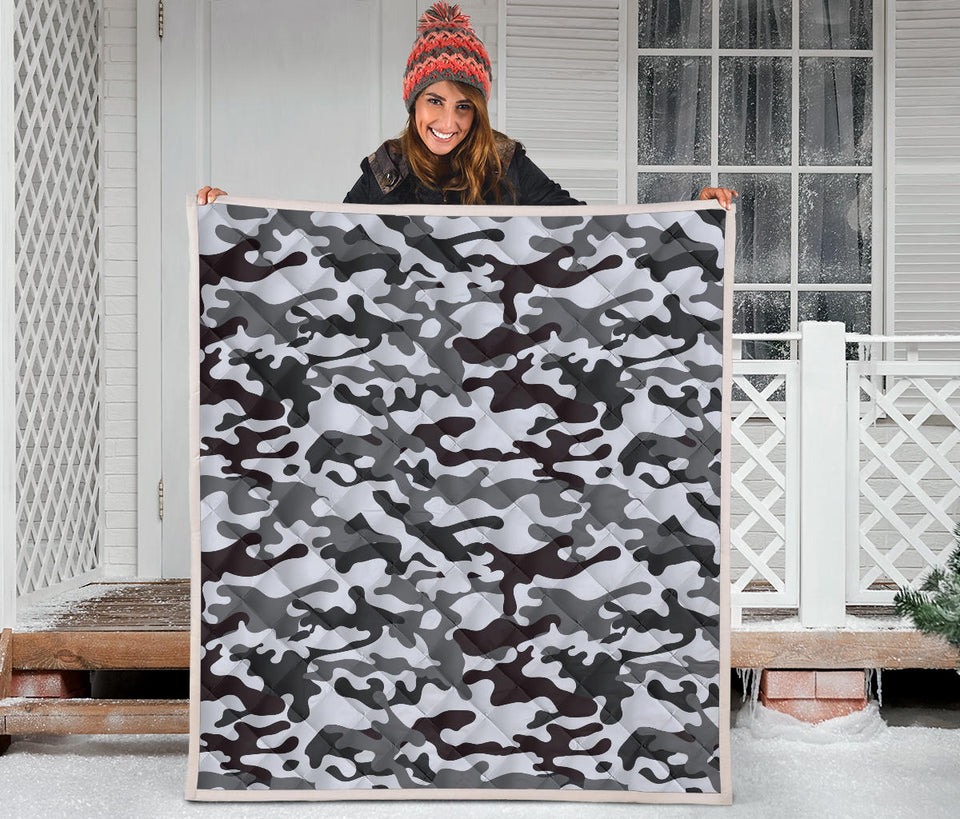 Grey Camouflage Gray Camo Pattern