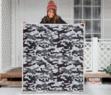 Grey Camouflage Gray Camo Pattern