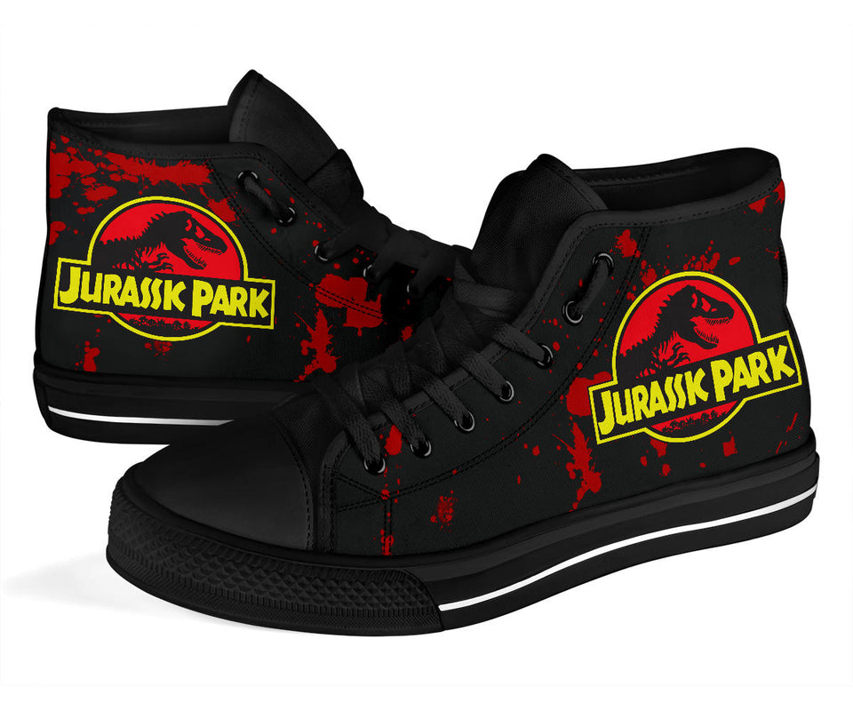 Jurassic Park Custom Canvas High Top