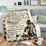 To My Daughter Air Mail Blanket copy