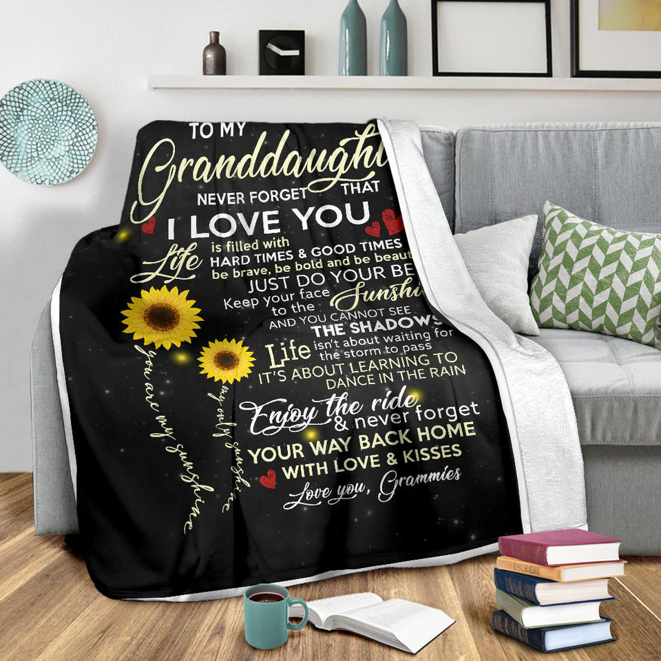 to My Granddaughter Never Forget That I Love You