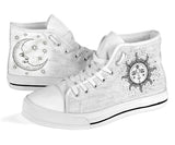 Sun and Moon Hand painted shoes