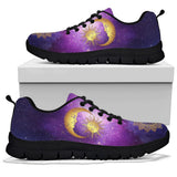 Sun Moon Mandala, Cosmic Galaxy Stars, Women's Boots