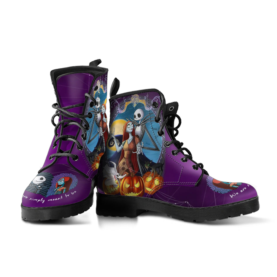 Jack Skellington And Sally We Are Simple Timberland Boots