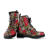 Womens Skull Boots, Womens Leather Boots, premium Boots Women, Handcrafted Boots