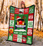 Merry Jeep-Mas Blanket copy