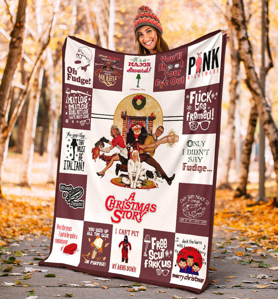 a christmas story blanket copy