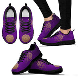 Gold Sun and Moon, Mandala Zen Spirit SNEAKERS