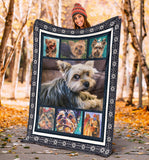Yorkshire Terrier Dog Blanket