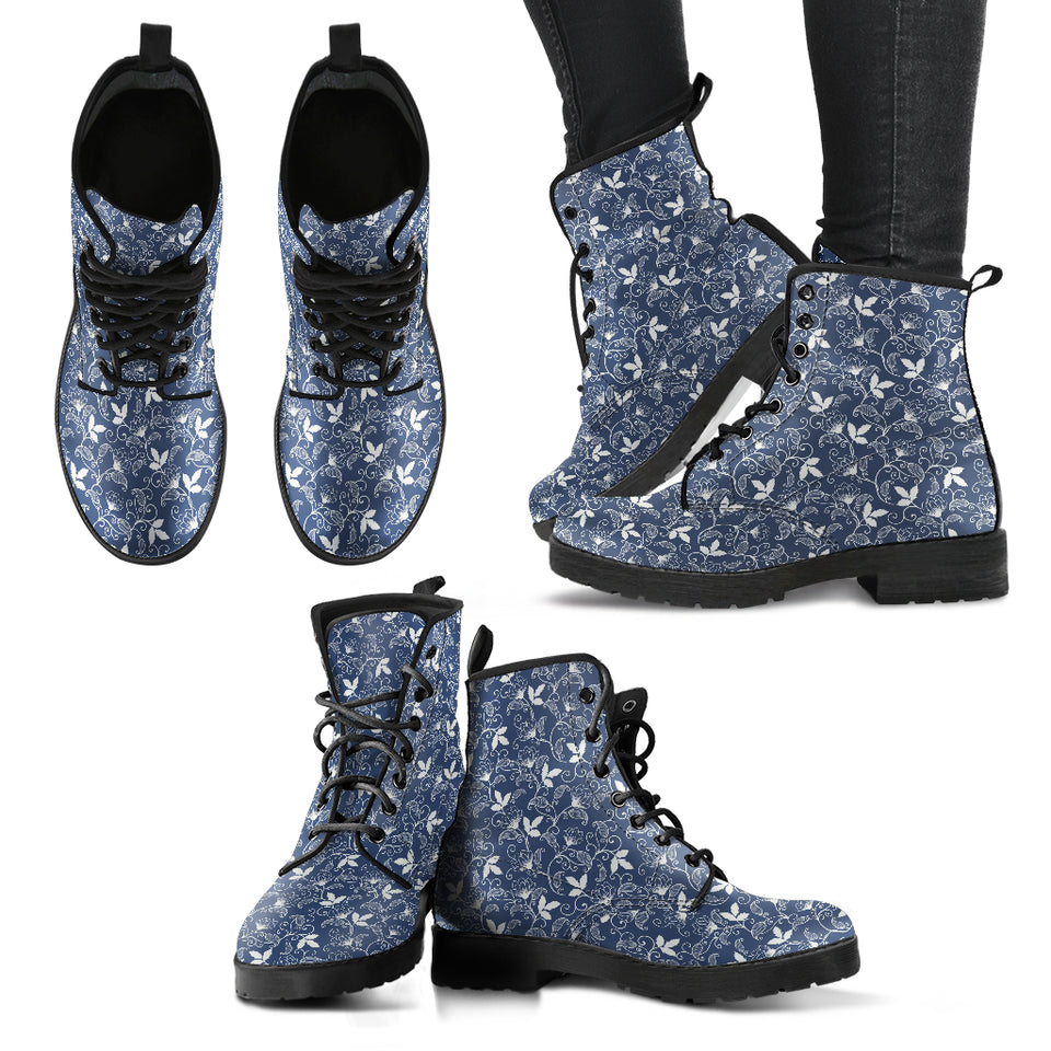 Flower Fractal, Handmade Boots, Leather Boots Women, Hippie Festival