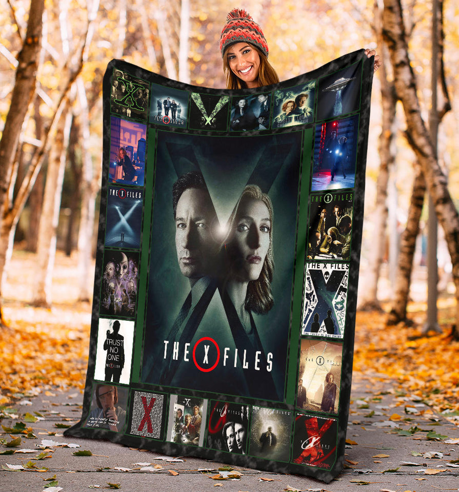 The X Files Blanket The X-Files TV Series Quilt Fleece Sherpa Blanket copy