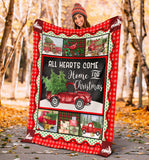 Red Truck Christmas Blanket copy