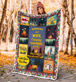 Husband and Wife Camping Partners for Life Quilt