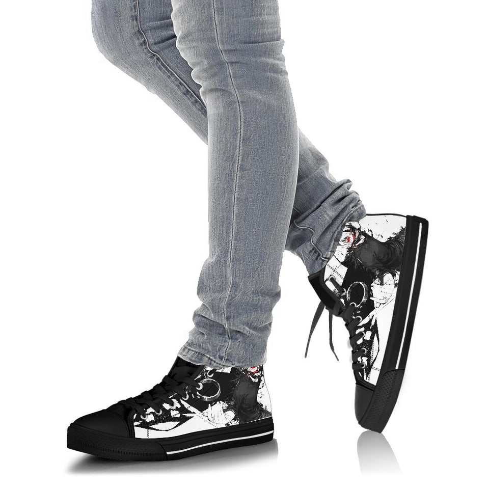 Tokyo Ghoul Kaneki Ken themed custom shoes