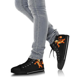 Winnie the Pooh high top shoes black
