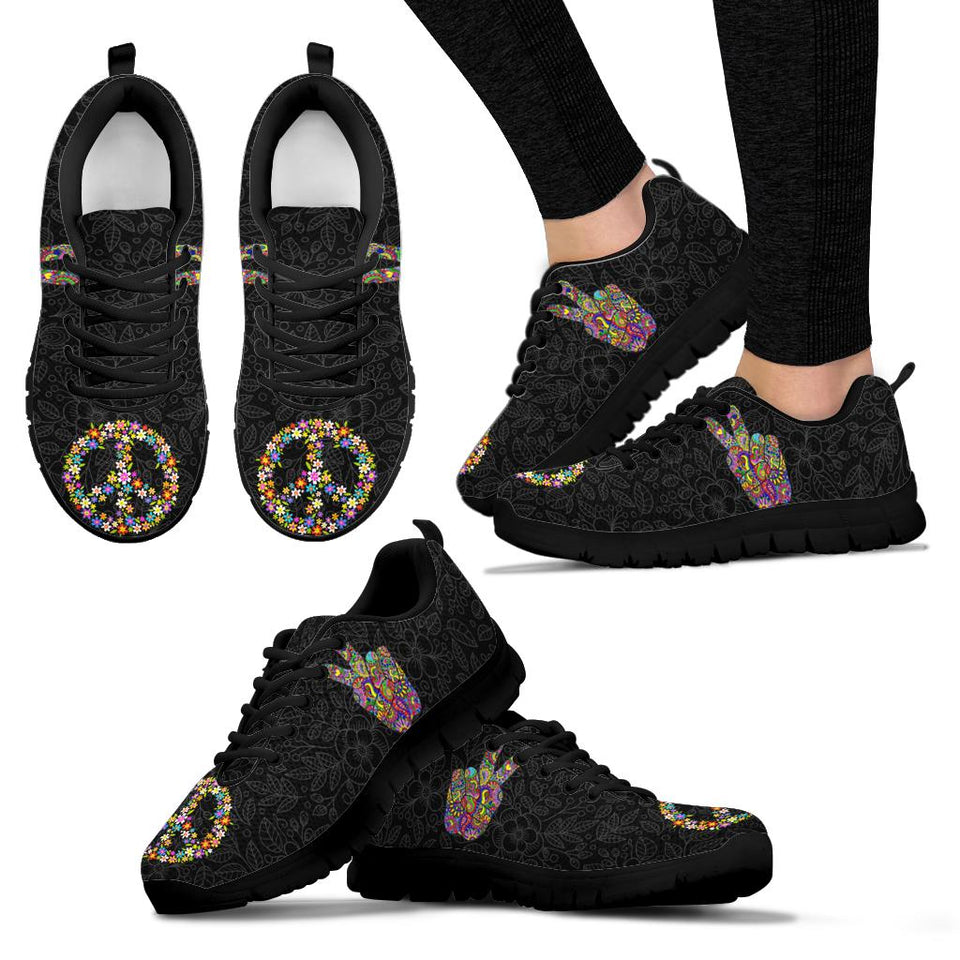 Peace Sign Symbol, Meditation Zen Yoga, Women's Boots