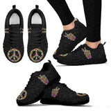 Peace Sign Symbol, Meditation Zen Yoga, Women's Boots