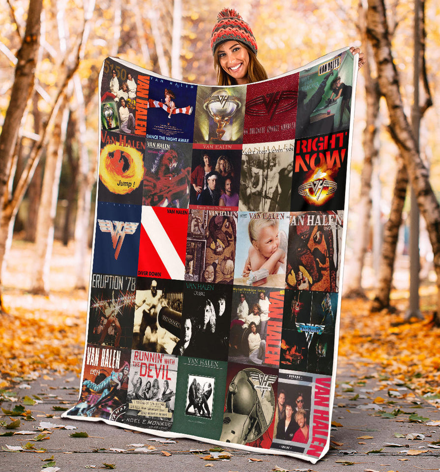 Van Halen Albums For Fans Blanket