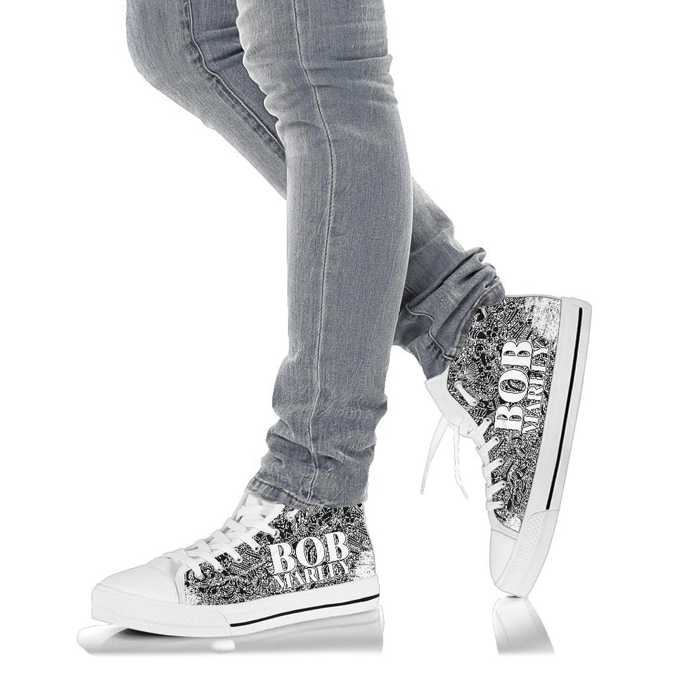 Bob Marley Custom Sneakers