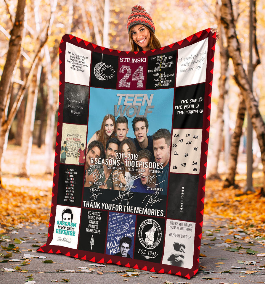 Teen Wolf Blanket copy
