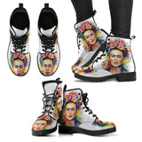 Frida Khalo Women's Canvas Boots I Statement Piece I Frida Khalo collector I Frida Khalo Lover