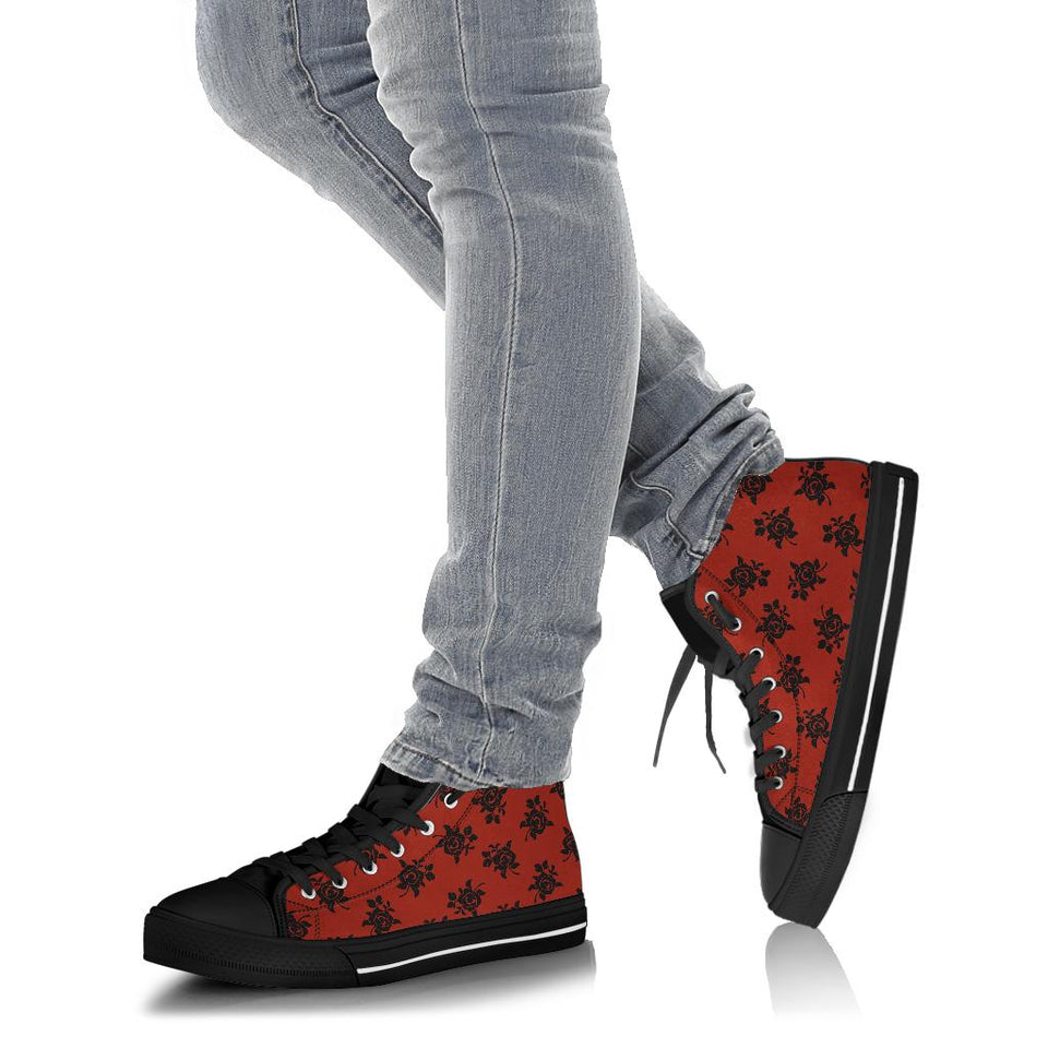 Black Roses, Leather Boots Women, Women's Boots