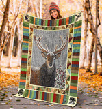 The Deer King Of Hunter Blanket