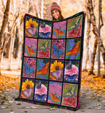 Butterfly Call Me Maybe Christmas Blanket copy