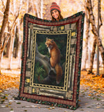 Fox - Fox On Tree Quilt