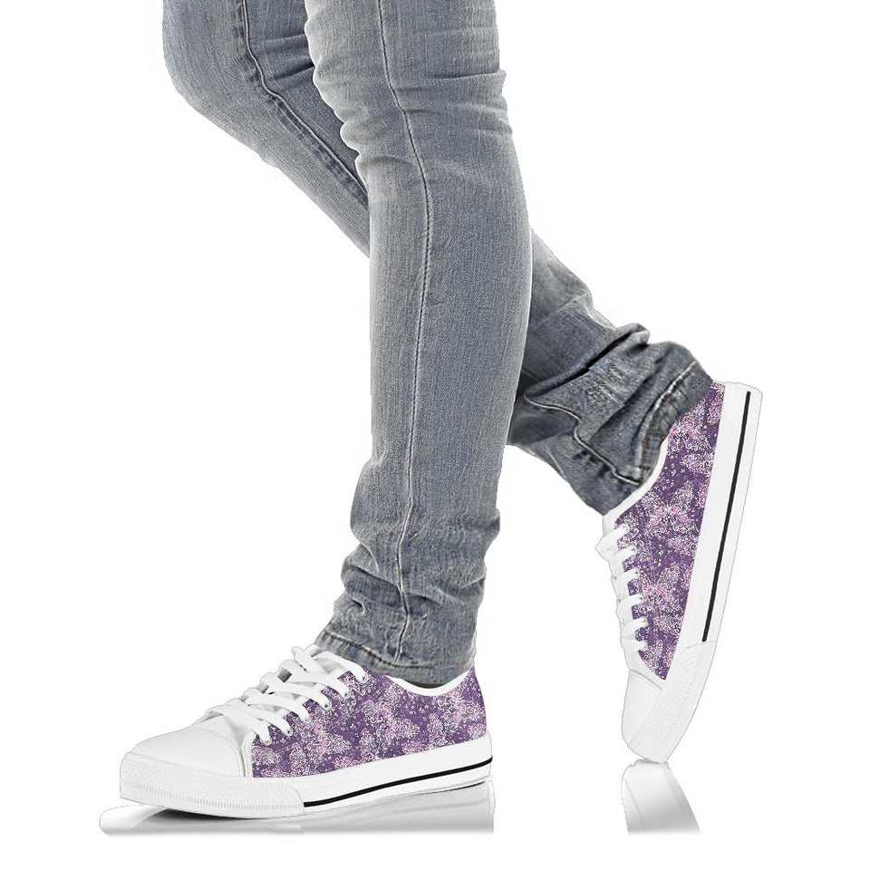 Purple Butterfly, Leather Boots Women, Vegan Leather, Hippie Boots