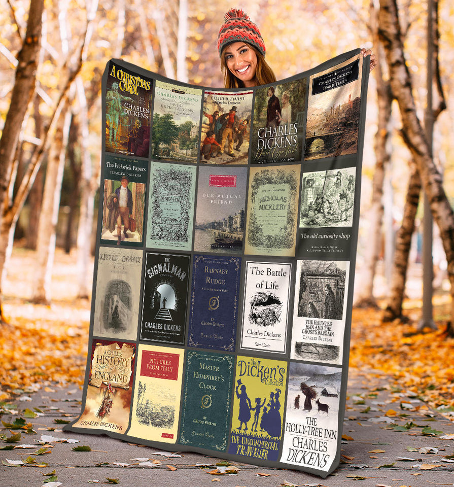 Charles Dickens Books Quilt copy