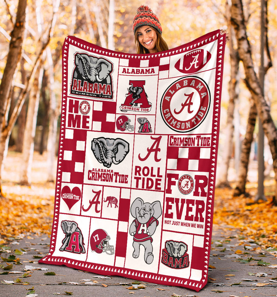 Alabama Crimson Tide Ver4 Blanket
