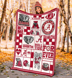 Alabama Crimson Tide Ver4 Blanket