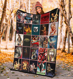 Van Halen Fleece Sherpa Throw Blanket Quilt