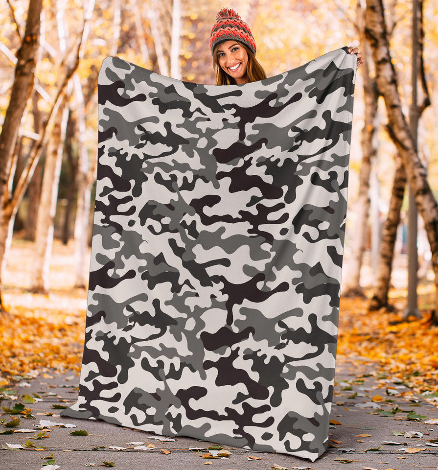 Grey Camouflage Gray Camo Pattern
