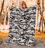 Grey Camouflage Gray Camo Pattern