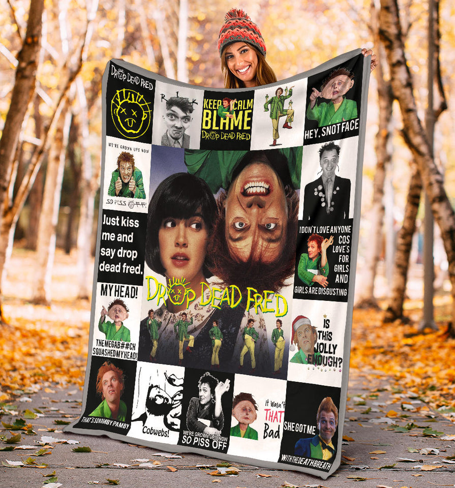 Drop Dead Fred V3 Blanket
