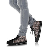 Womens Skull Boots, Womens Black Boot