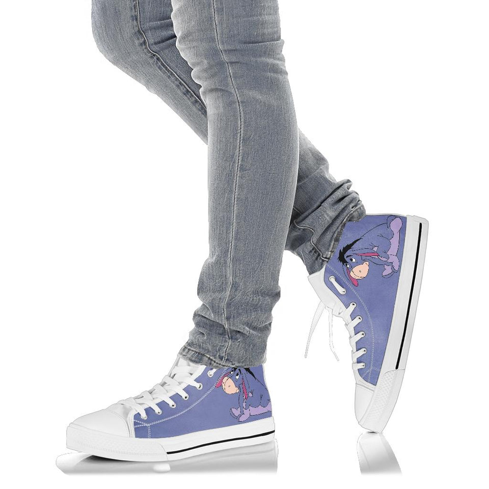 Eeyore Shoes, Eeyore Winnie The Pooh Converse Style Shoes 2