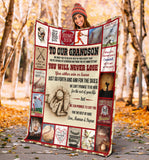 Baseball Grandson Blanket copy