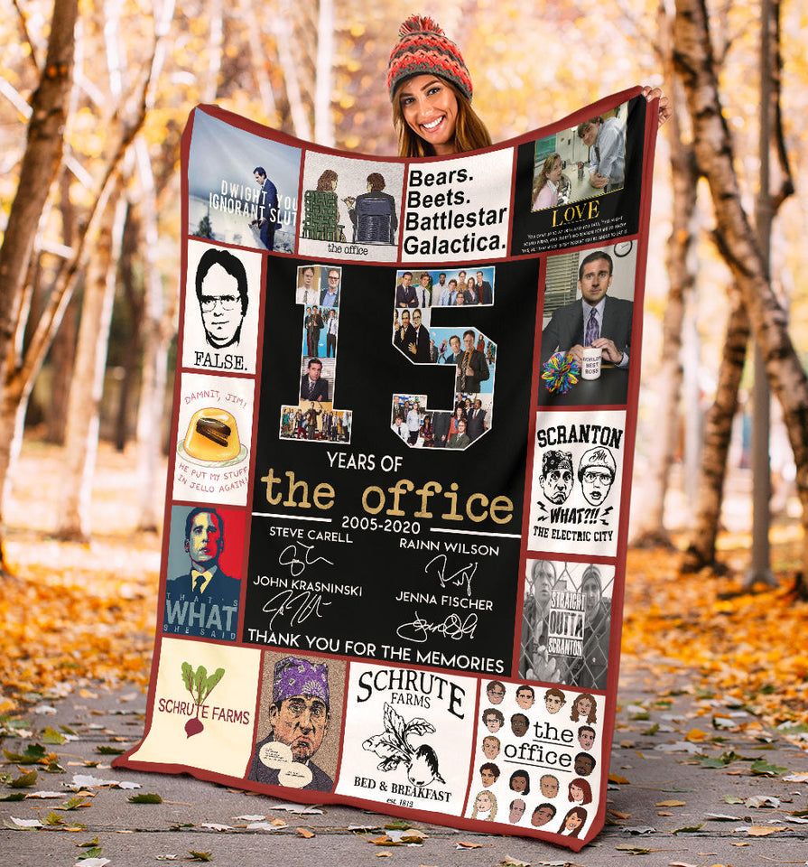 The Office Blanket 15 Years Of The Office copy