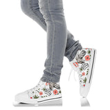 Vintage Floral Camera hand painted shoes
