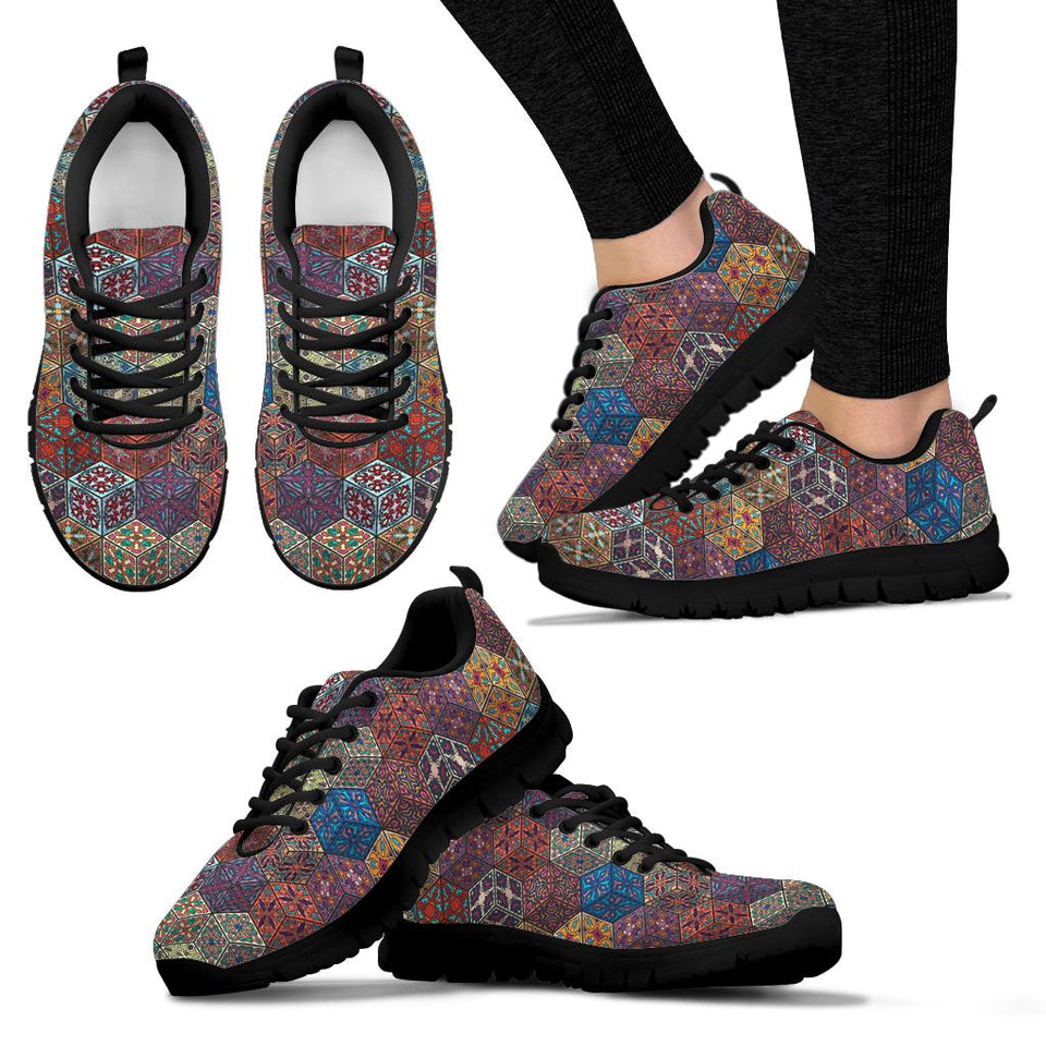 Mandala Boxes, Polar Boots, Multi Colored, Lace Up Boots, Women's Boots